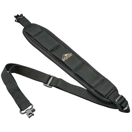 Butler Creek 81013 Comfort Stretch Sling Black Neoprene Non-Slip Grippers Adjustable Design QD Swivels for Rifles - Butler Creek - 1"