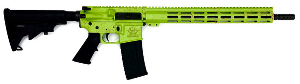 GLFA AR-15 Zombie Splatter .223 Wylde 16 in Cerakote 30 Round Semi-Automati