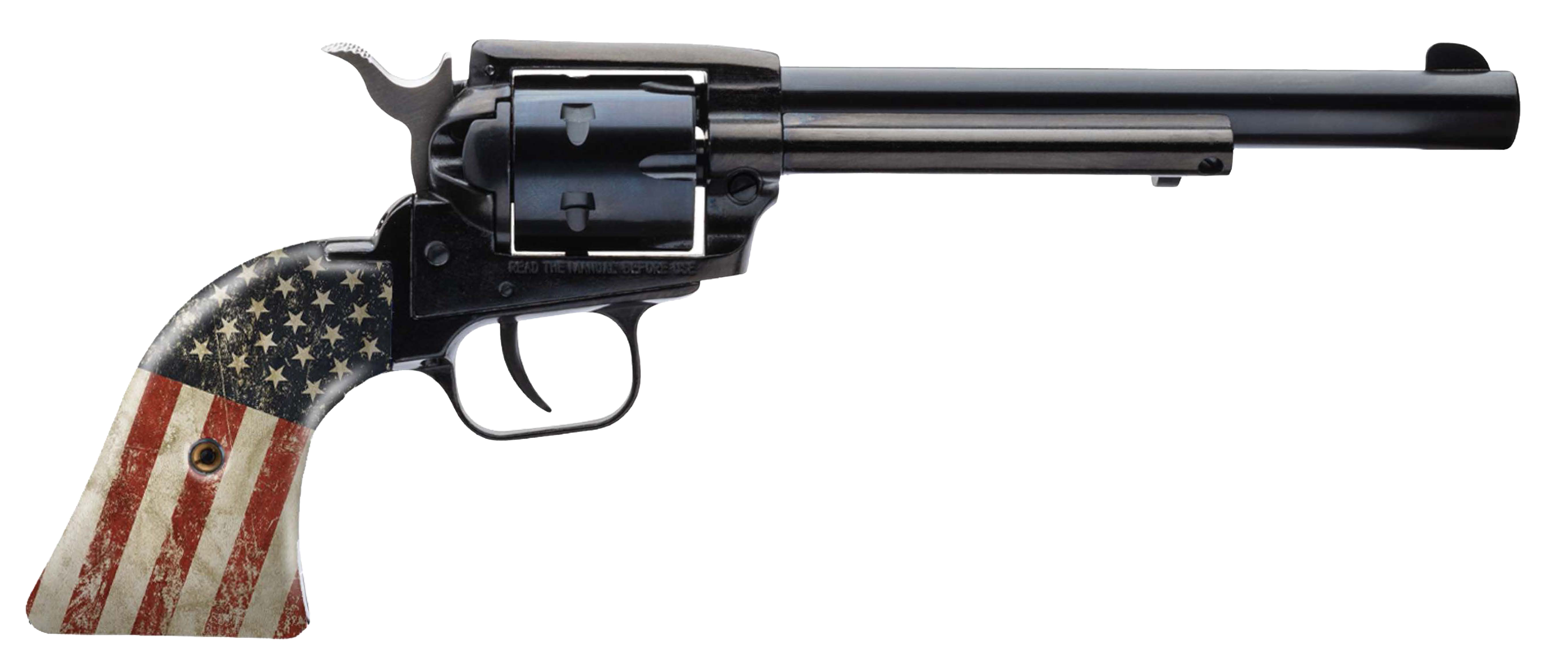 Heritage Rough Rider Revolver 22 LR. 6.5 in. Black w/US Grips 6 rd.