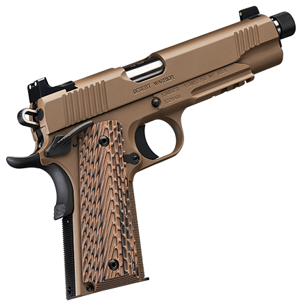 Kimber 3000237 Desert Warrior .45ACP 5.5" Pistol Tritium Sights Tan