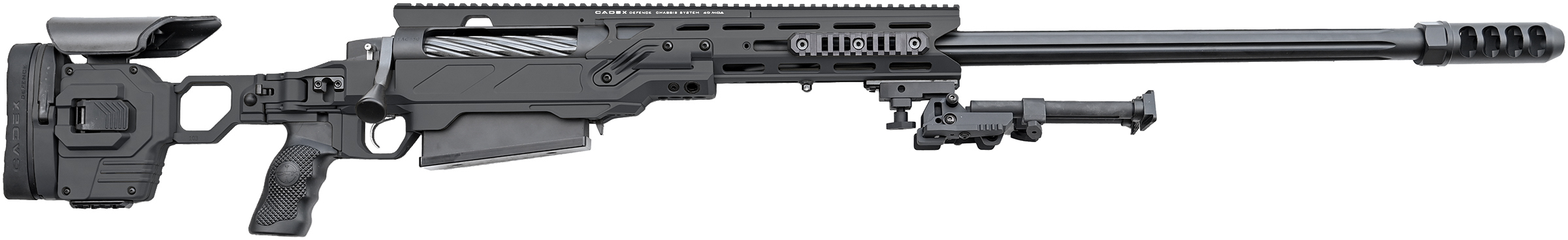 MCM TAC 50BMG McMillan Cadex Chassic Blk Tactical Rifle