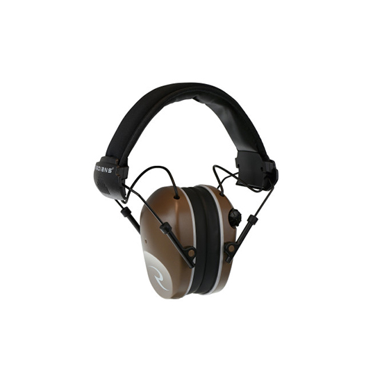 Radians R3240ECS Dual Mic Electronic Earmuff 23dB Black Tan 3.5mm Jack - Radians