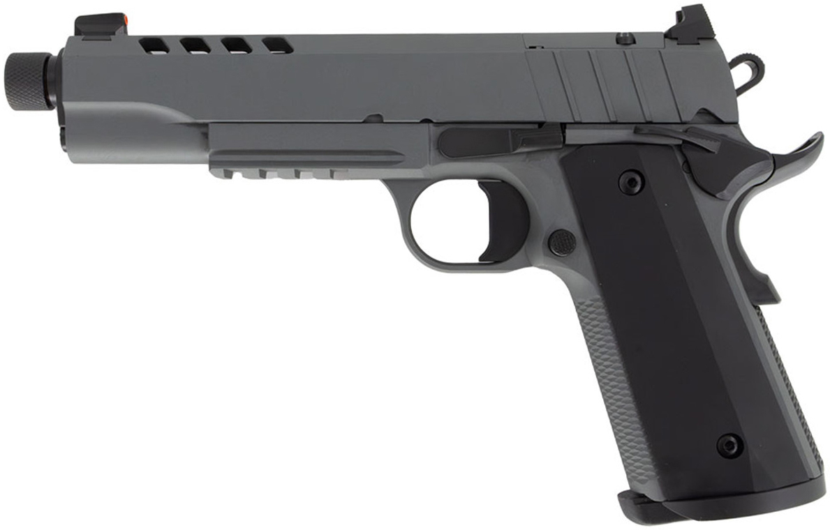 TISAS 1911 NIGHT STALKER SF 10MM 5 THD GREY 8RD - TISAS