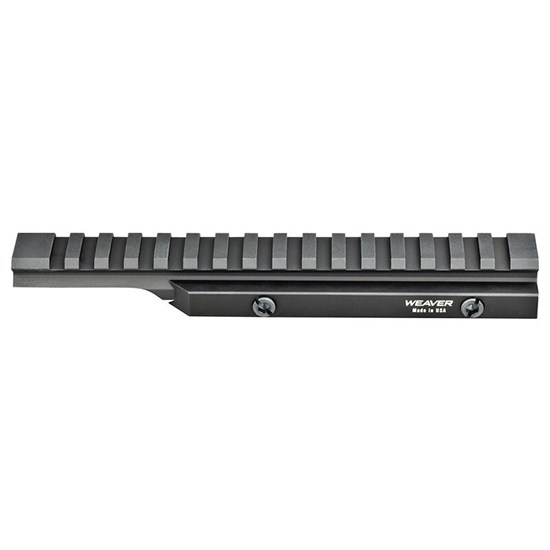 Weaver 99675 AR Flat Top Riser Rail 6061-T6 Aluminum Matte Finish