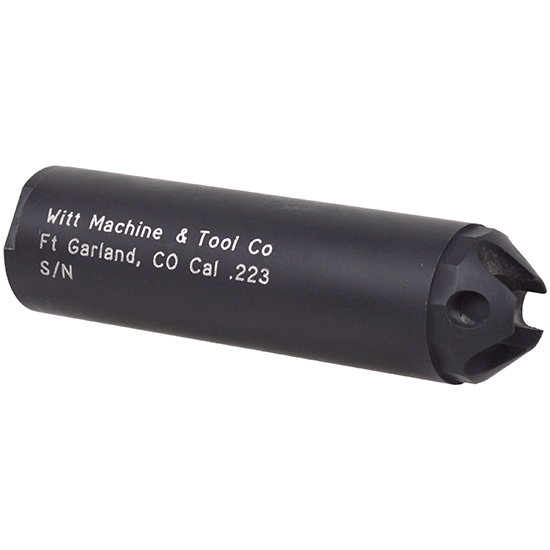 WITT Suppressor Canooter Valve 5.56 Black, Full Auto Rated, 136dB, 8.4oz, 3.9"