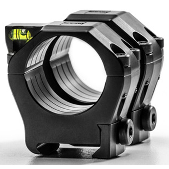 Zeiss Ultralight High Rings 30mm w/ Level - Aluminum 7075-T6 - Mil-Spec Type III Matte Black - 4.41 oz. - Zeiss Optics