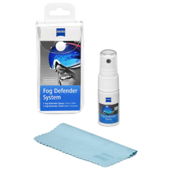 ZEISS 2451373 Anti-Fog Defender System: Easy-Use Spray, 3-Day Fog-Free Vision, Includes Microfiber Cloth