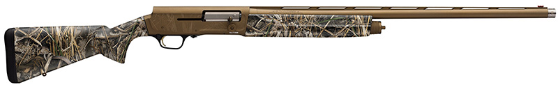 Browning A5 Wicked Wing Sweet Sixteen 16 Gauge Shotgun 26" Barrel Realtree Max-7 Cerakote Burnt Bronze Finish Fiber Optic Sight Oversized Controls 3 Chokes - Browning - 16 Gauge