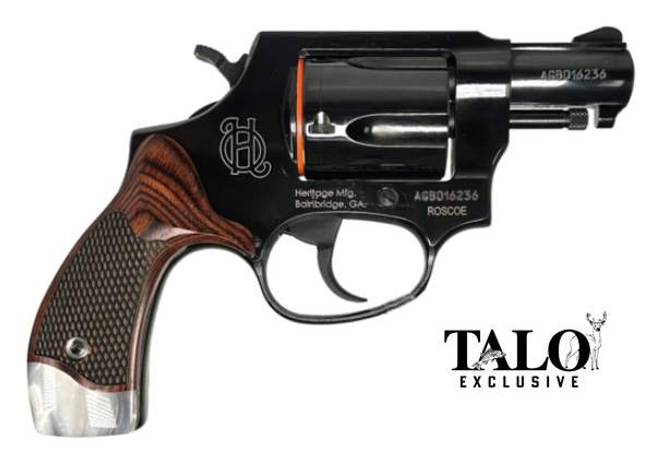 Heritage HR38B2RWP Revolver 38 SPL 2" Black Rosewood White Pearl Grips - Heritage - 38 SPECIAL