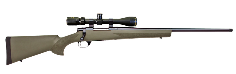 Howa HGP2308G .308 Win Bolt Action Rifle, 22" Threaded Barrel, Blued Metal Finish, OD Green Hogue Overmolded Stock, Nikko Stirling Gamepro Scope 3.5-10x44, Right Hand Orientation