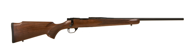 Howa HWH3006T M1500 Standard Hunter 30-06 Springfield Caliber 5+1 Capacity 22" Threaded Barrel Black Metal Finish Walnut Stock Right Hand Full Size - LSI - 30-06 SPRG