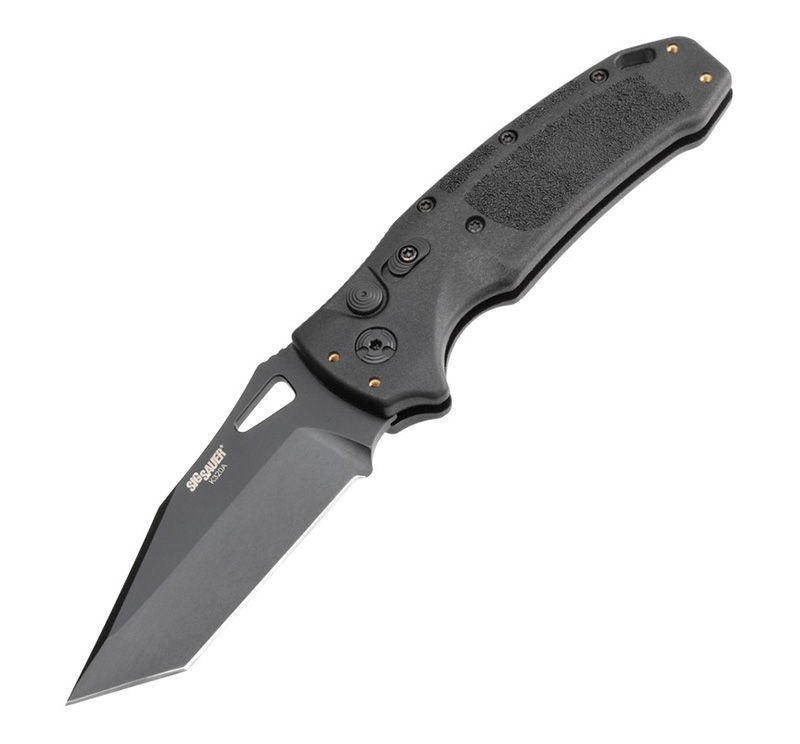 Hogue 36320 Sig K320A Auto Folding Knife 3.5" Tanto Blade Black