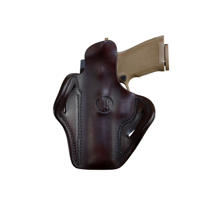 1791 Gunleather BH2.4-SBR-R Belt Holster Black RH OWB