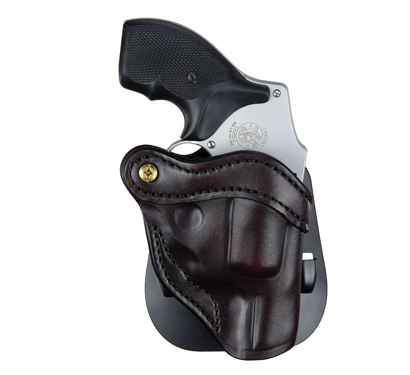 1791 Gunleather PDH-R1-SBR-R Paddle Revolver Holster Brown RH Size 1