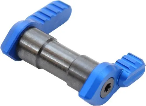 Armaspec ARM112-BLUE ST45 45 deg Ambi Safety Selector for AR-15/AR-10, Blue - Armaspec