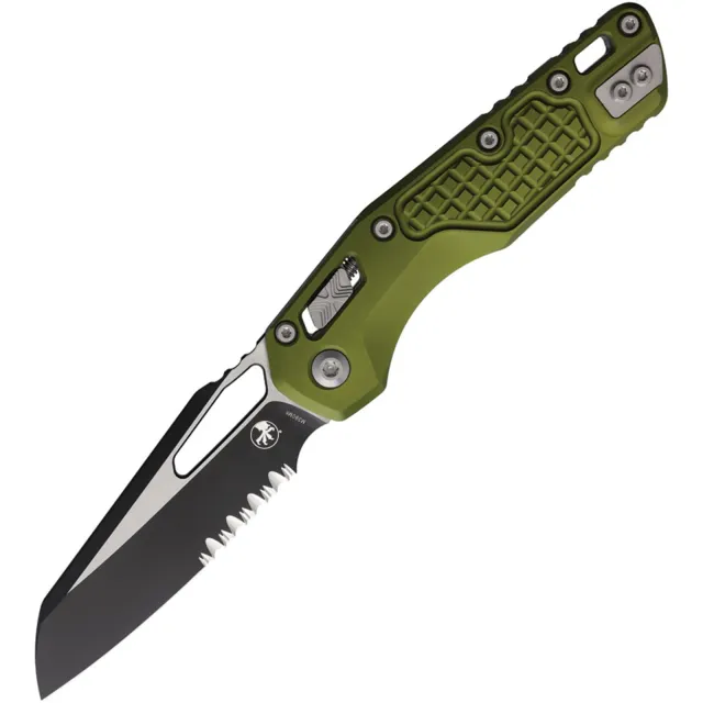 Microtech MSI 210-2FROD 3.88 In Wharncliff PS Black ODG Alu Handle