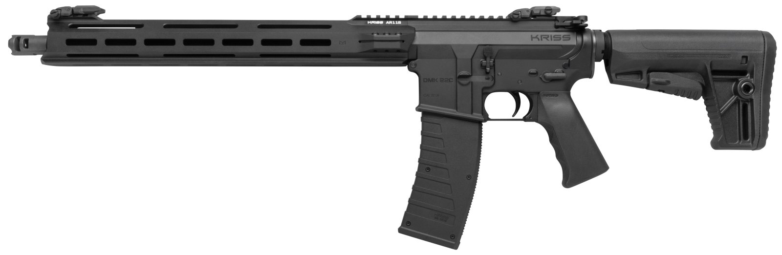 Kriss USA DM22CBL04 DMK22C 22LR 16.5" 25+1 Black Arca Swiss Handguard