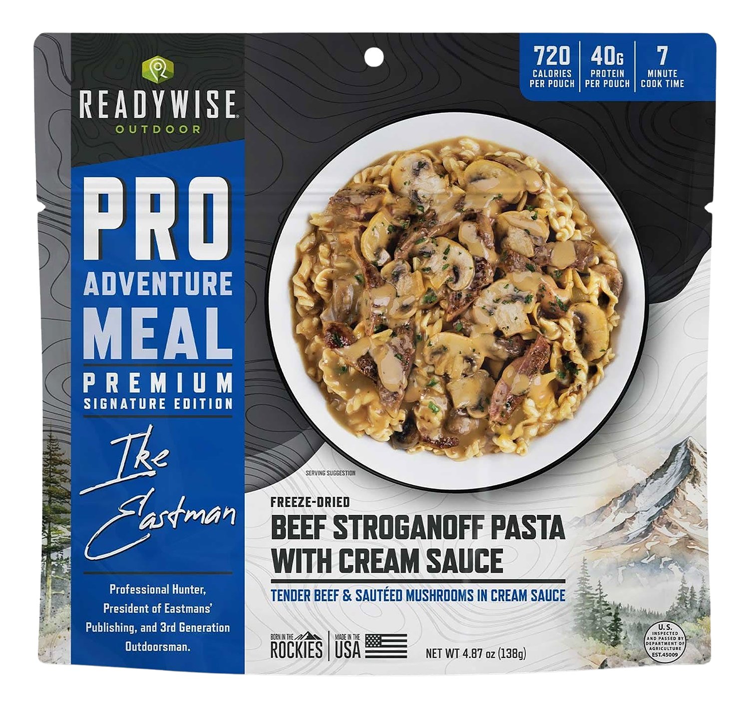 Wise Foods RW05402 Pro Meal Beef Stroganoff 2 Servings 6 Per Case - Wise Foods, Inc.