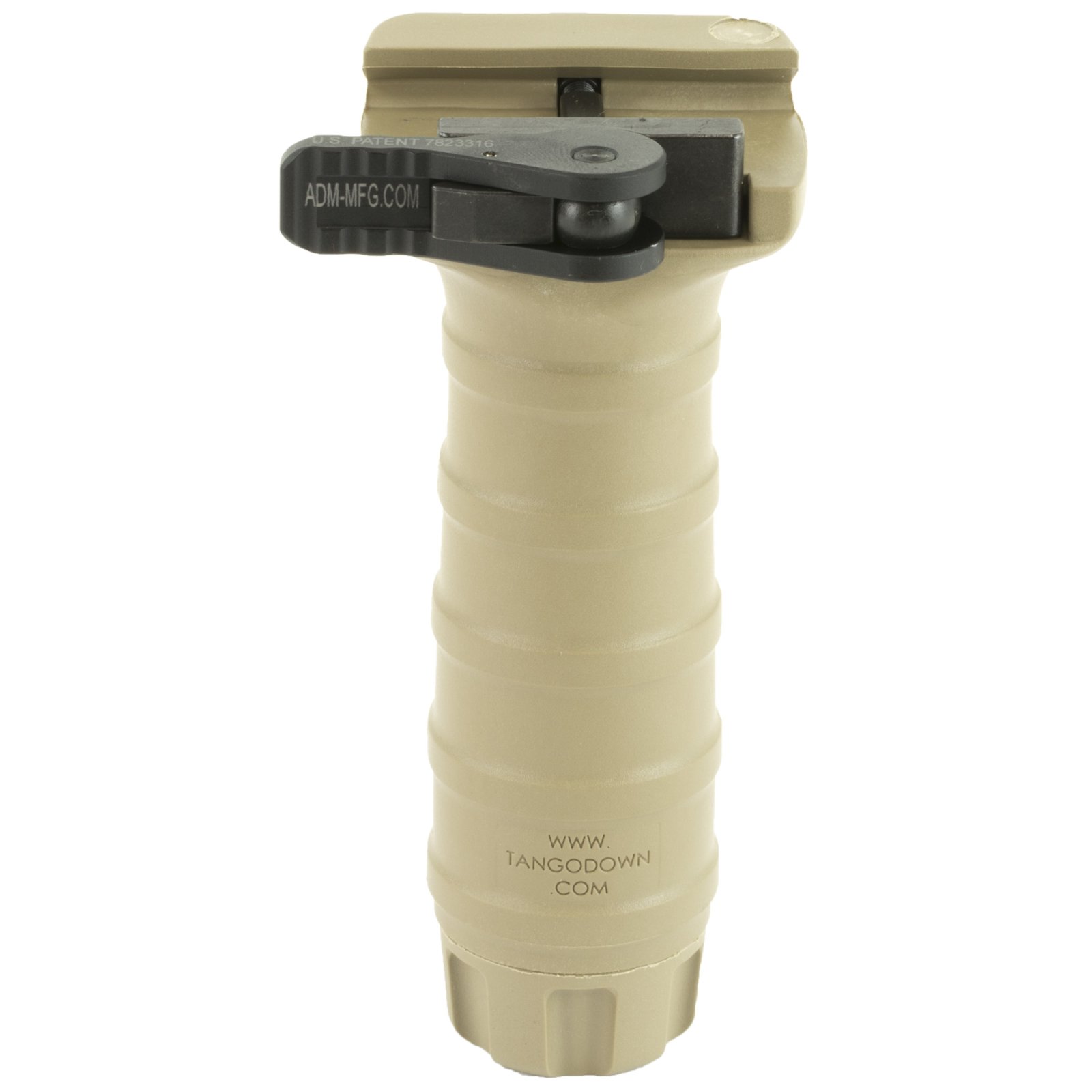 TangoDown BGV-QDSFFDE Vertical Grip Picatinny Quick Detach Desert Tan