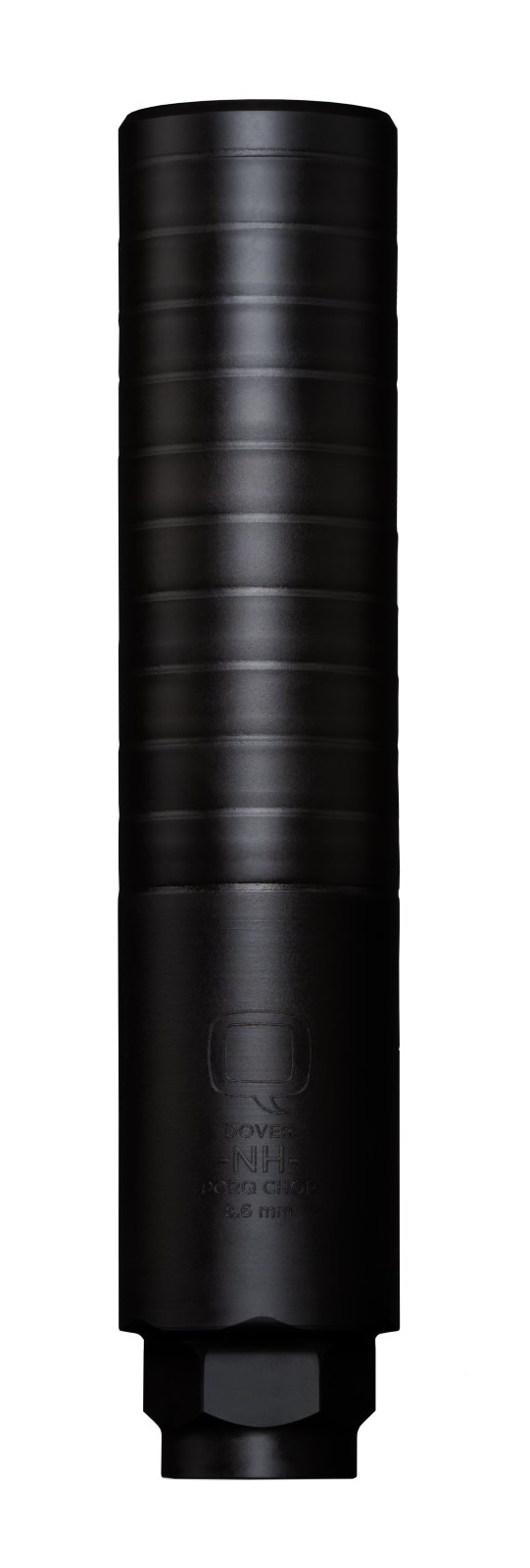 Q SIL-PC-86-NF No Filter Porq Chop 8.6 Blackout Nitride NFA - Silencer