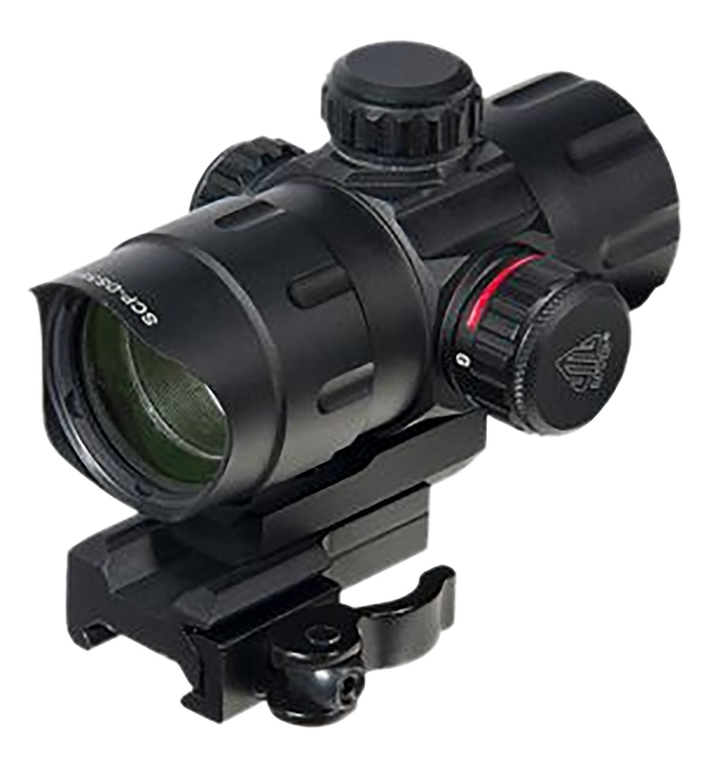 UTG SCPDS3840W 4.2" ITA Red/Green Dot Scope Black Anodized QD Mount - Leapers - 38 MM