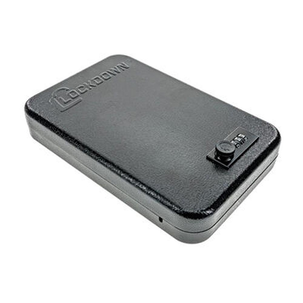 Lockdown Combination Handgun Vault Compact Steel 1134158 Black - Lockdown