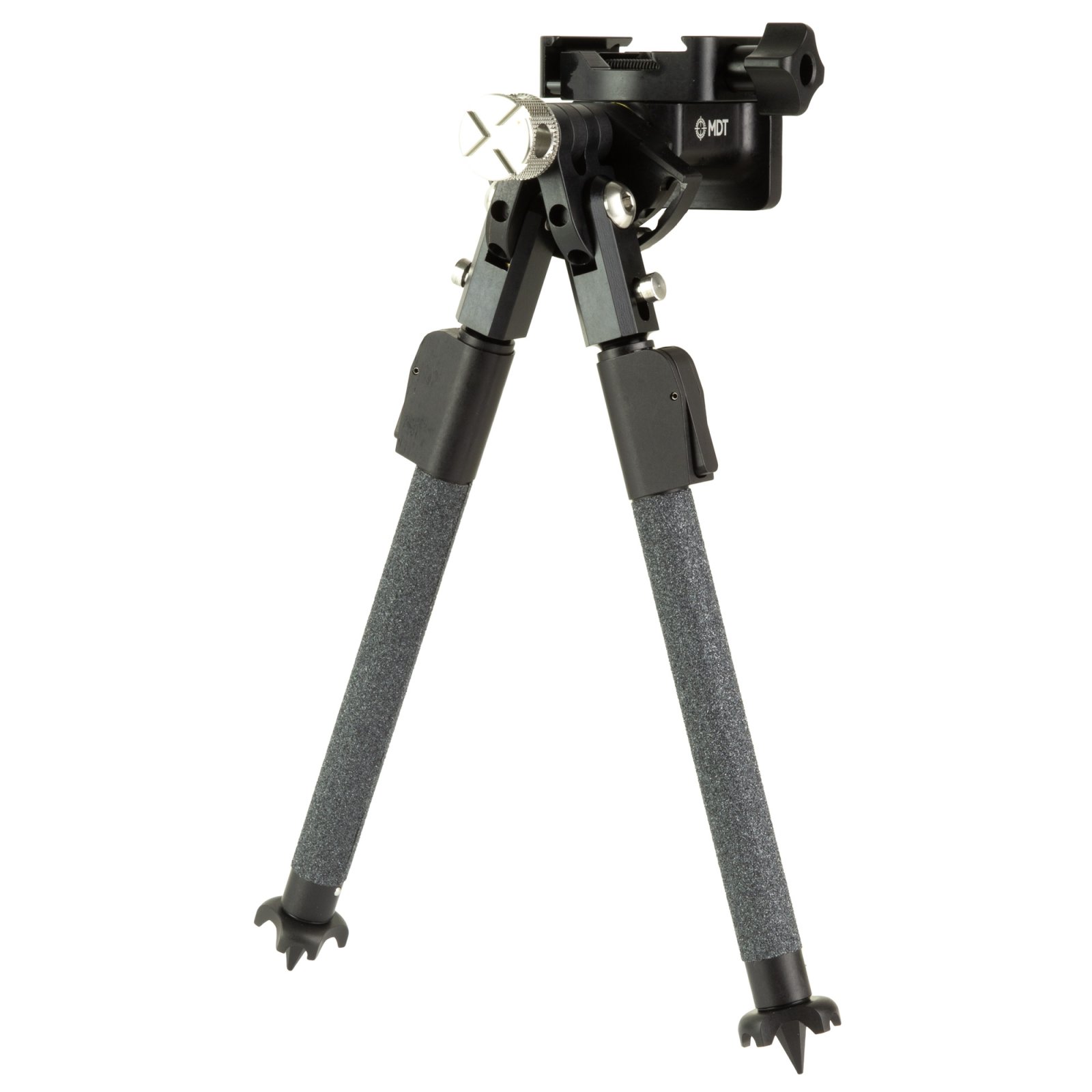 MDT 106292BLK CKYE-POD Gen 2 Bipod, 9-15", Black Aluminum, Spiked Feet
