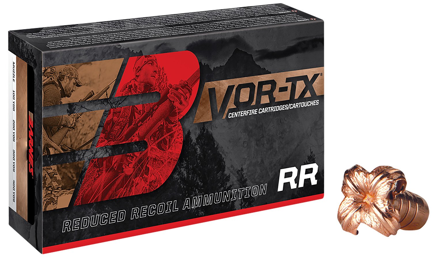 Barnes 32233 VOR-TX 270 Win 110gr TTSX Boat Tail 20 Rounds - Browning - TTSX BOAT TAIL