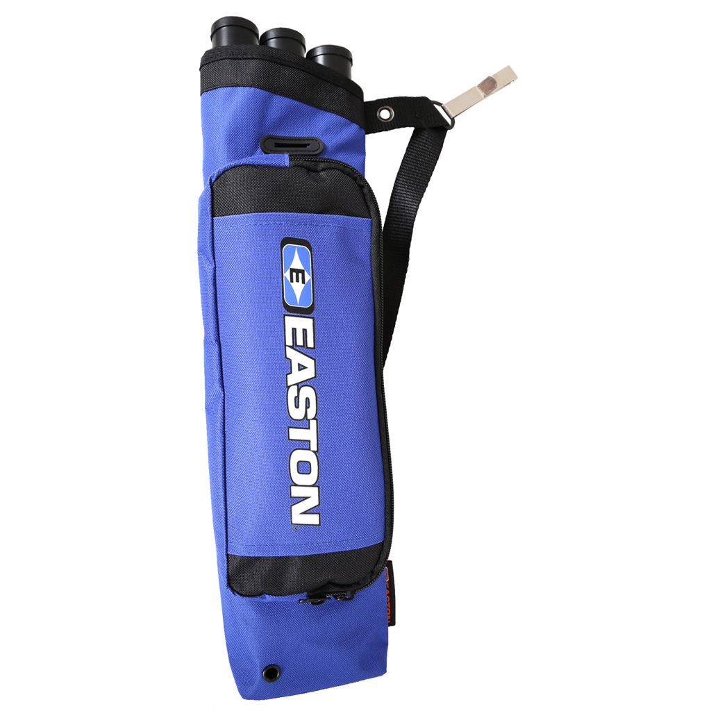 Easton 522698 Flipside 3-Tube Hip Quiver Blue RH/LH Ambidextrous Design