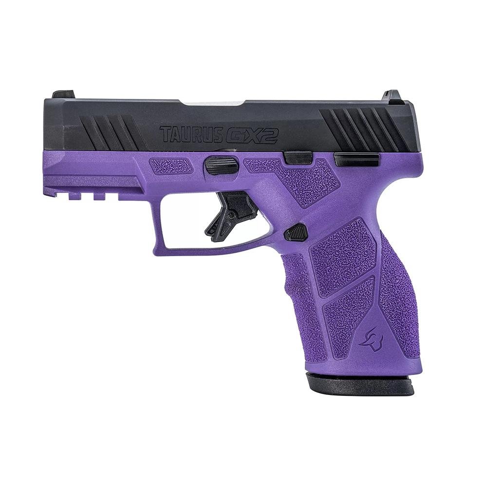 Taurus GX2 9mm 3.38in 2x13rd Dark Purple/Black Semi-Auto Pistol 1-GX2931DP - Taurus International Manufacturing, Inc. - 9mm