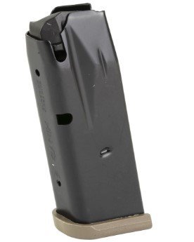 Canik Mete MC9 9mm 10rd Mag w/FDE Flush Baseplate & Finger Rest MA2279D - CANIK - 9MM
