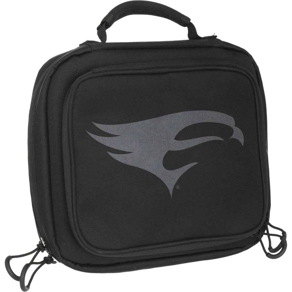 Elevation Double Pistol Case 810096081827 Black 9.5" with Divider & Pockets