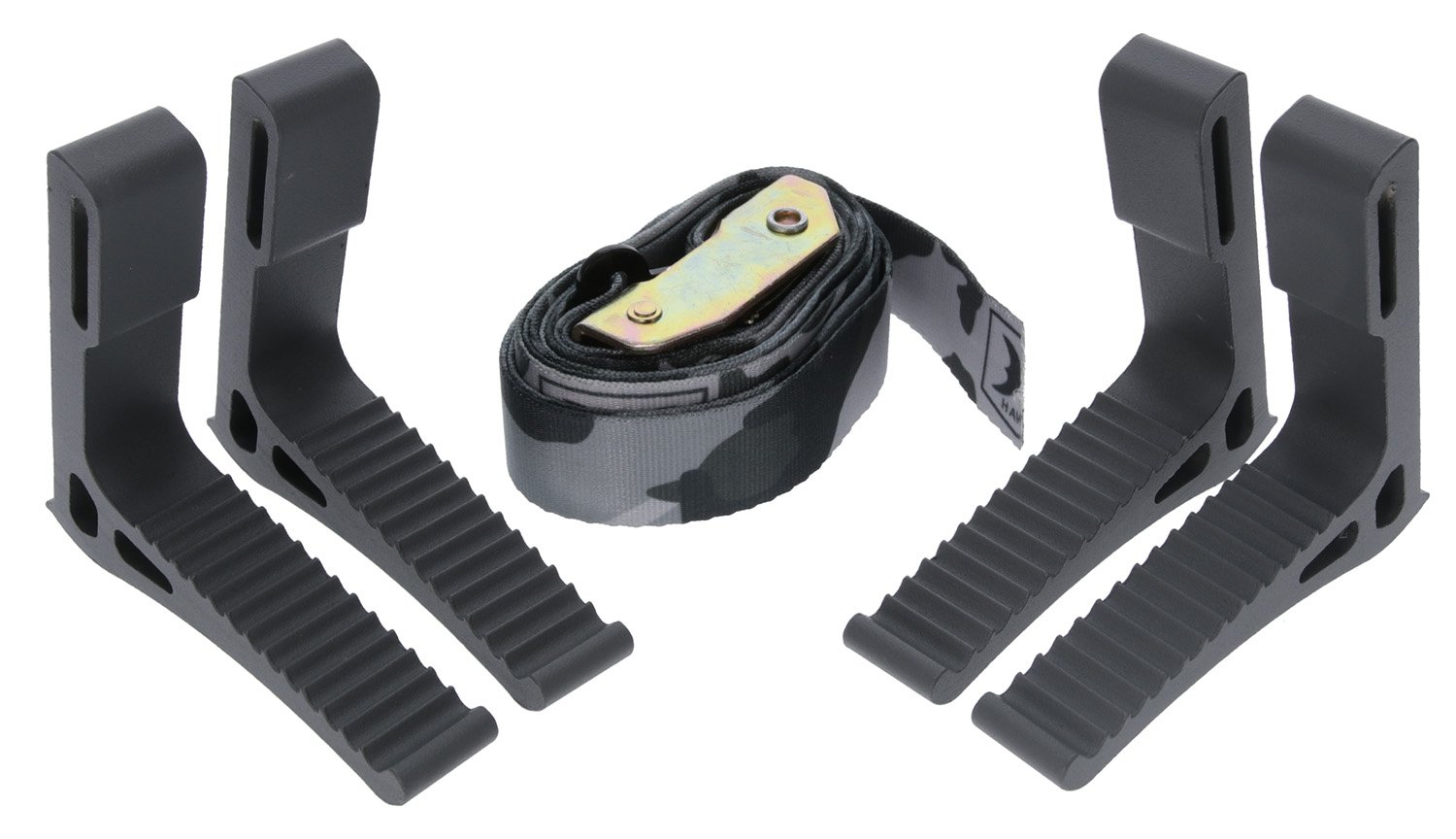 Buy Hawk HWKSTP4PK Monkey Bar Steps Black Aluminum 4-Pack 300lb Capacity online