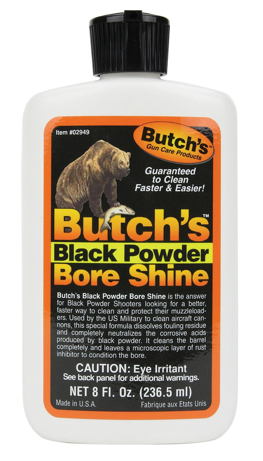 Butchs 02949 Black Powder Bore Shine 8 oz Squeeze Bottle - Lyman - 8 OZ