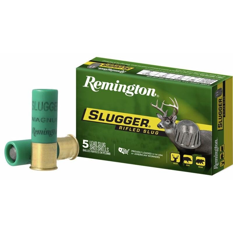 Remington 20300 12 Gauge 2.75 in 1 oz Rifled Slug 1560 fps 5 Rounds