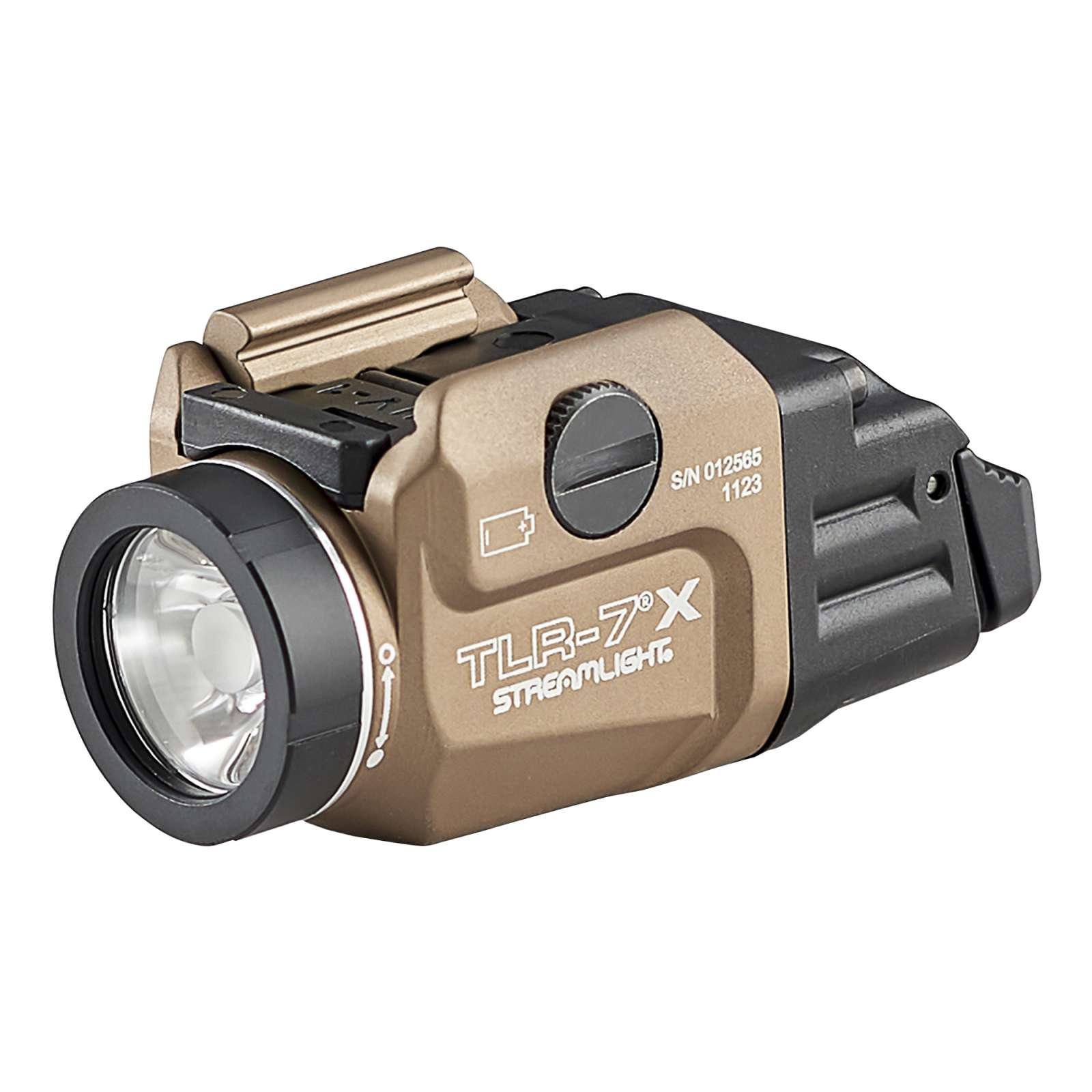 Streamlight 69456 TLR-7 X LED Weapon Light 500 Lumens FDE Aluminum - Streamlight - 500 LUMENS