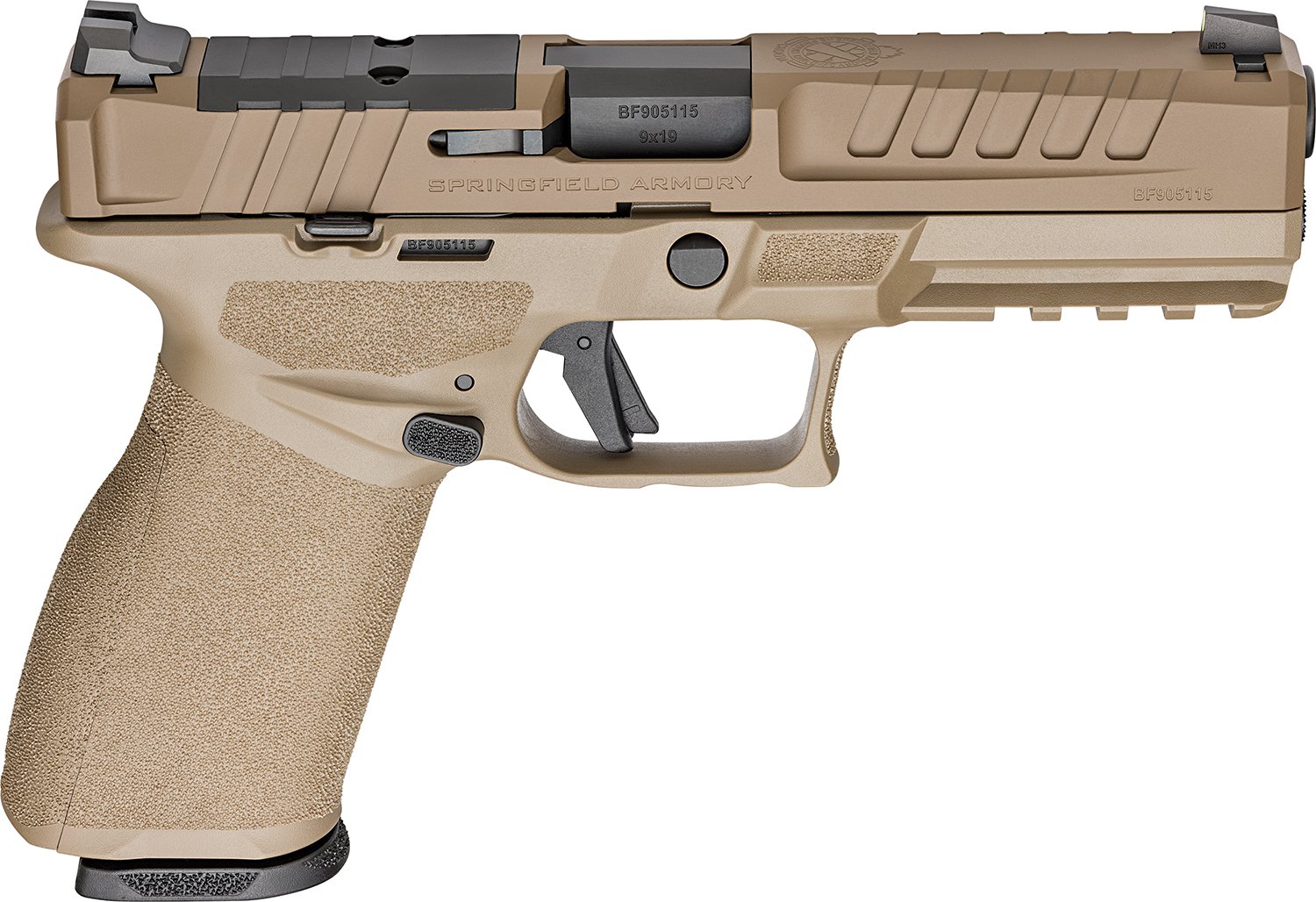 Springfield EC9459F-U Echelon 9mm 4.5" FDE 20rd Optics Ready Pistol - Springfield Armory - 9mm