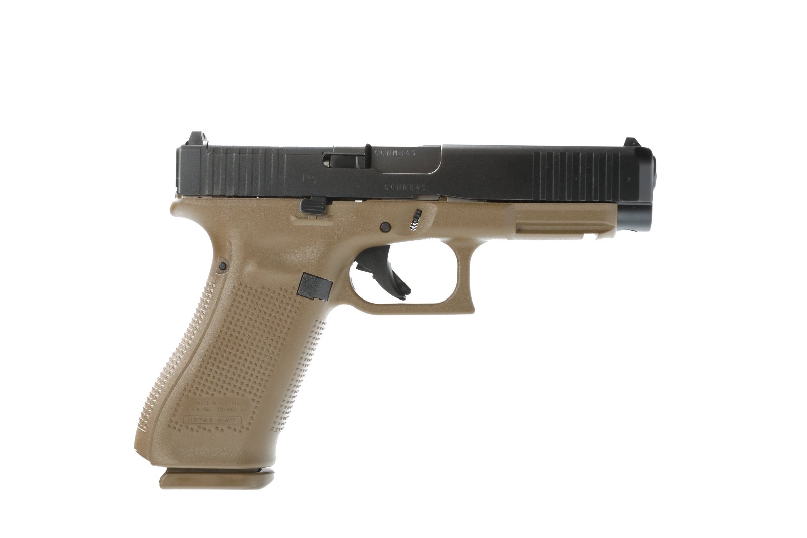 Glock UA475S203MOSDE G47 G5 MOS 9mm 17+1 Semi-Auto Pistol nDLC Finish