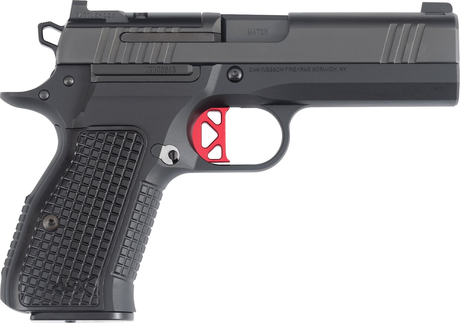 CZ-USA 92114 DWX 9mm Pistol 10+1 Night Sights Black Aluminum Grips - Dan Wesson - 9mm
