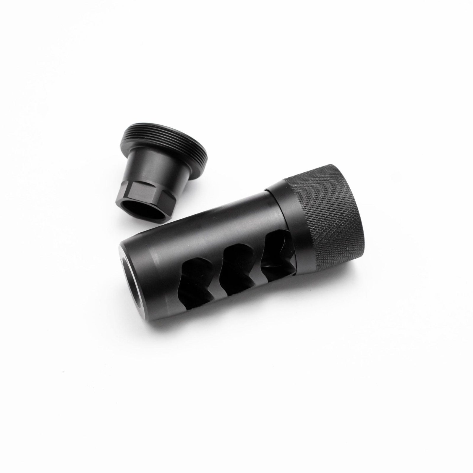 HELLFIRE 6.5mm Muzzle Brake - Easy Install, Recoil Reduction, 17-4PH Stainless Steel, Made in USA