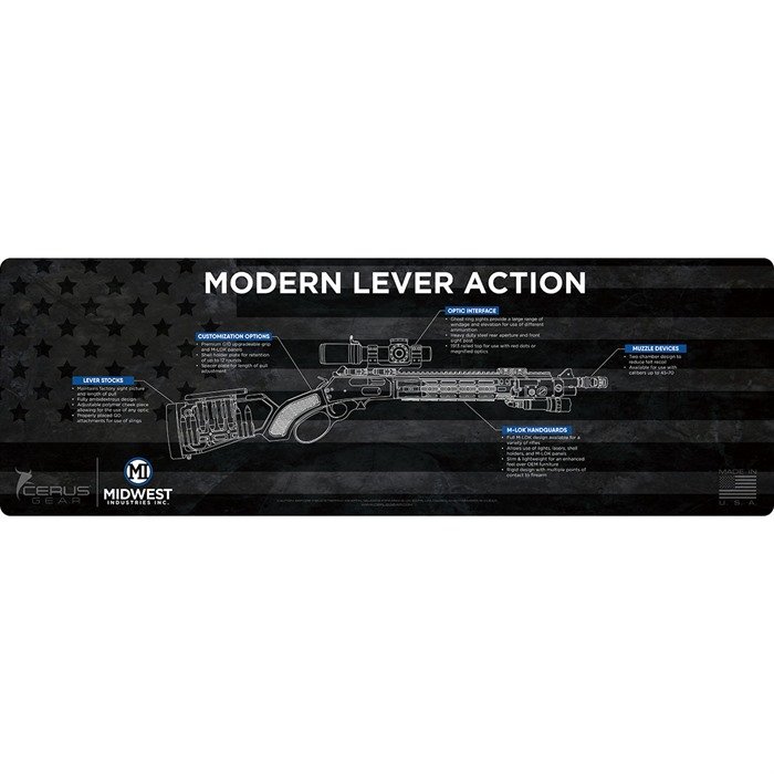 Midwest Industries MI-GUNMAT-LEVER 36x12 Gun Mat Lever Action Series - Midwest Industries
