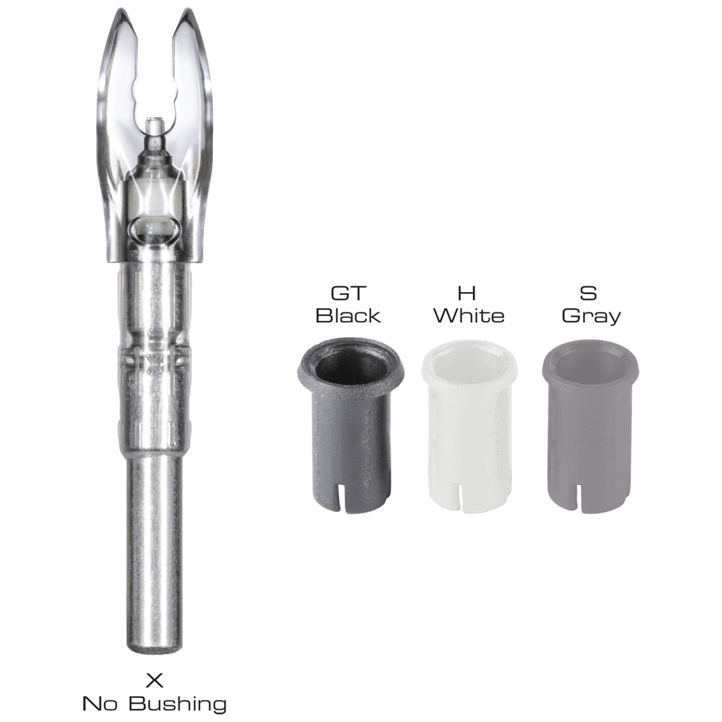 Nockturnal NT-314 Lighted Nocks Blue 3pk, Polycarbonate, Adapter Sleeves