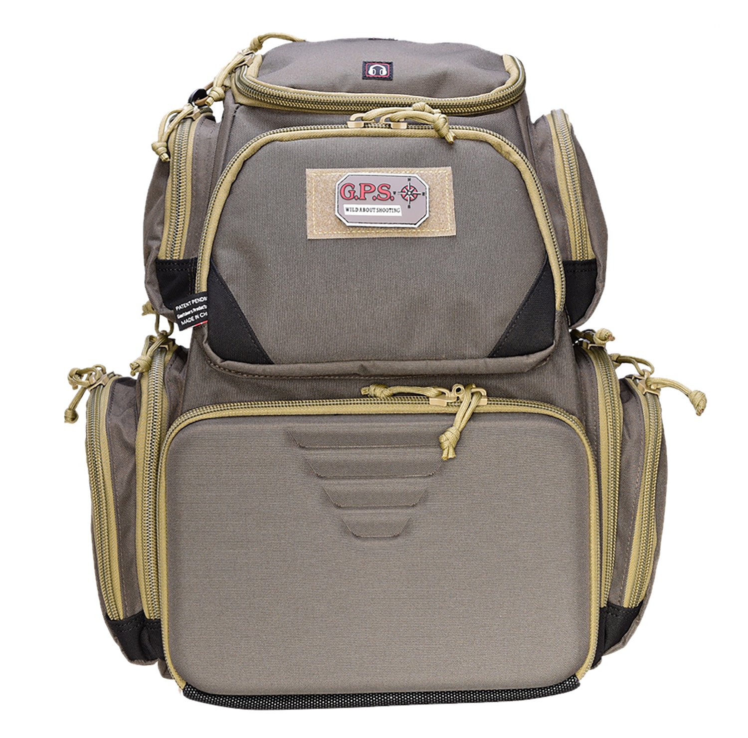 G Outdoors 1611SC Sporting Clays Backpack Olive w/Visual ID, Rain Cover - GPS - OLIVE