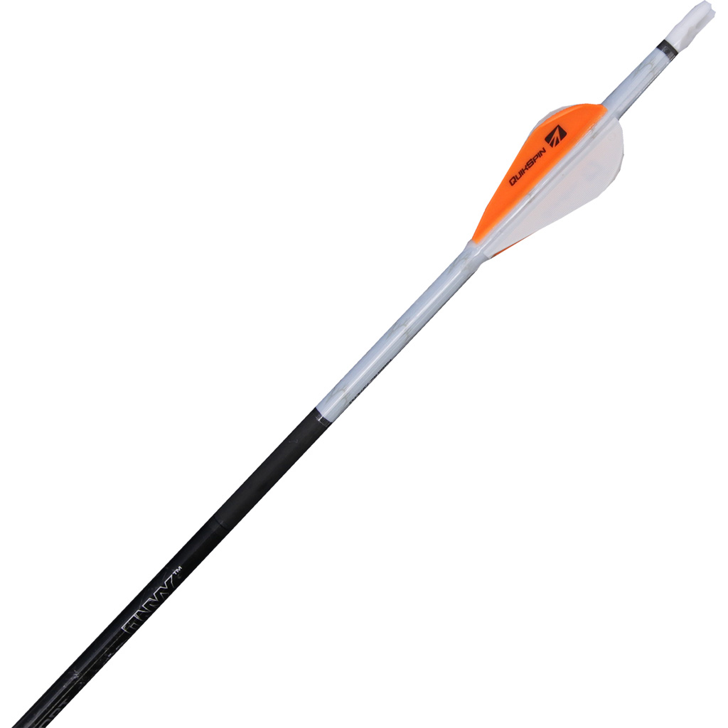 NAP NAP-60-1001 Quikfletch Twister 2" White/Orange 6-Pack