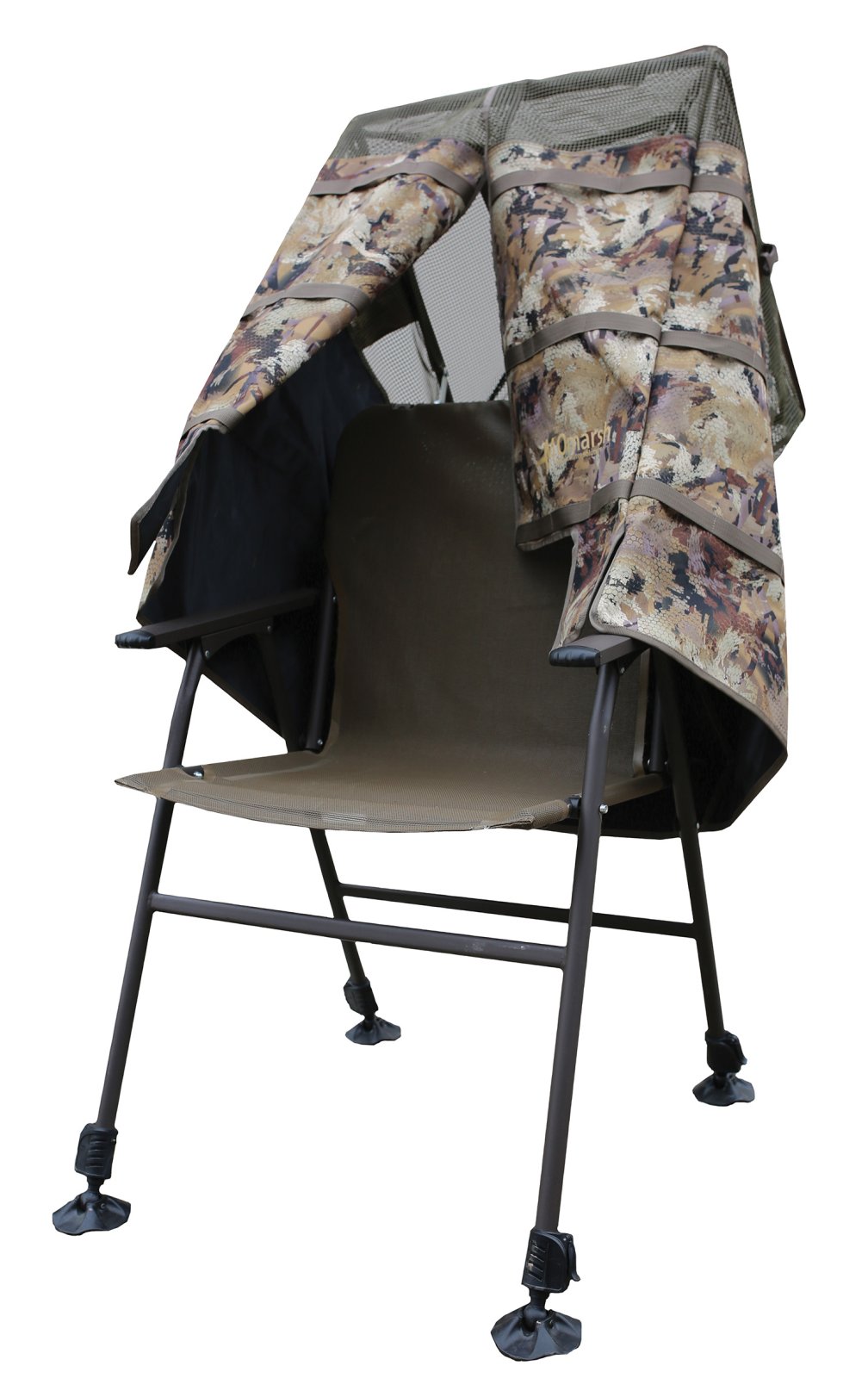 MOmarsh 31518 Invisi-Chair Vertical Blind Camo Optifade Marsh - MOMARSH