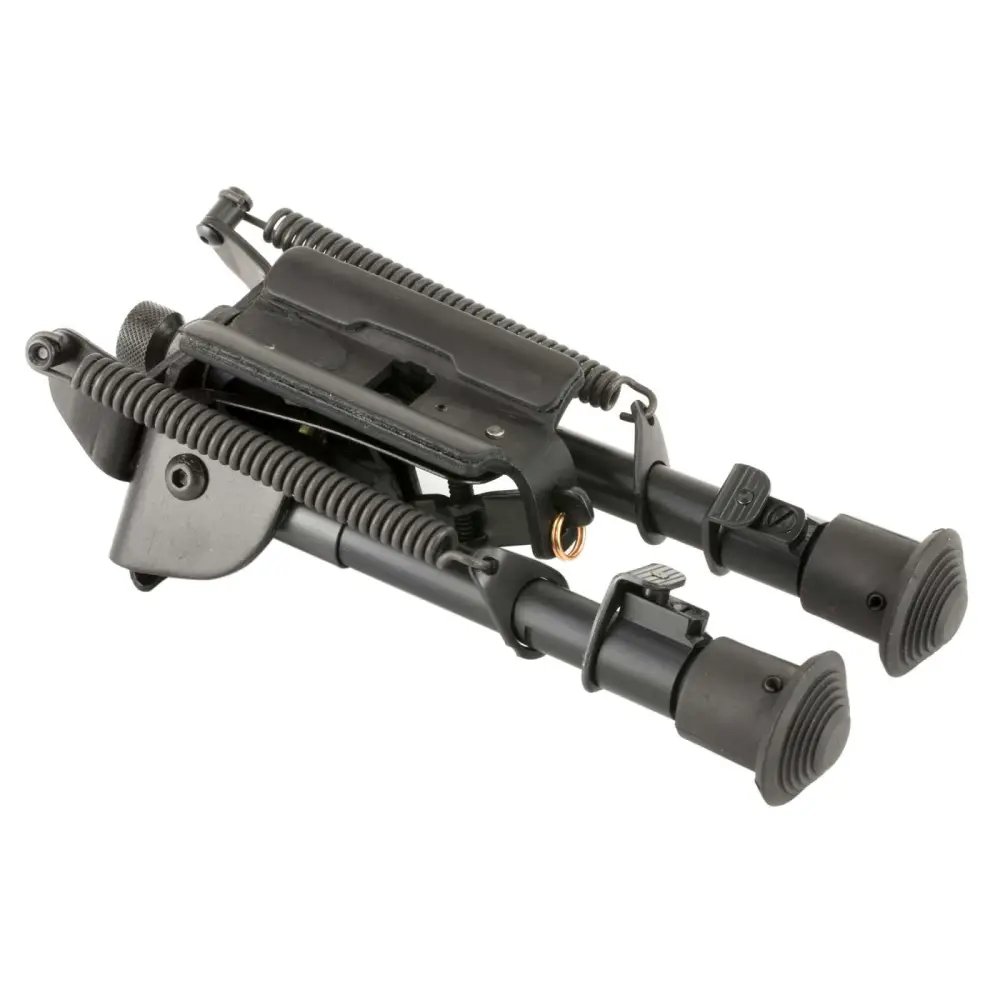Harris BRMS Bipod 6 to 9 Inch Black Aluminum Steel Notched Legs