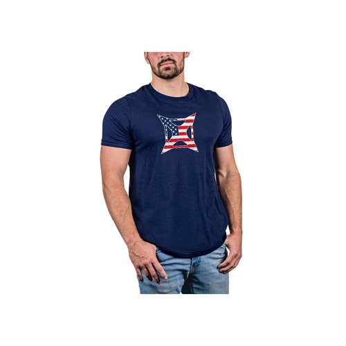 Patriot Logo Graphic Tee Medium - Soft Cotton Blend, Relaxed Fit, Tag-Free Neck - Vertx