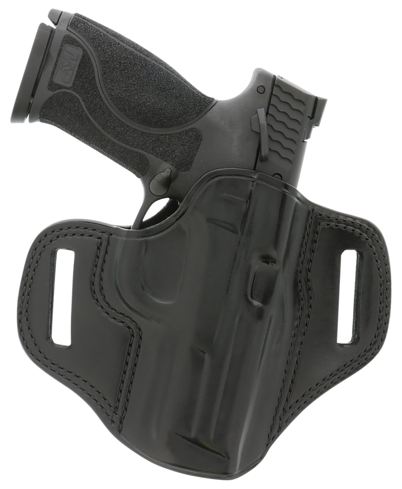 Galco CM226B Combat Master Black Leather Holster for Glock/CZ Pistol