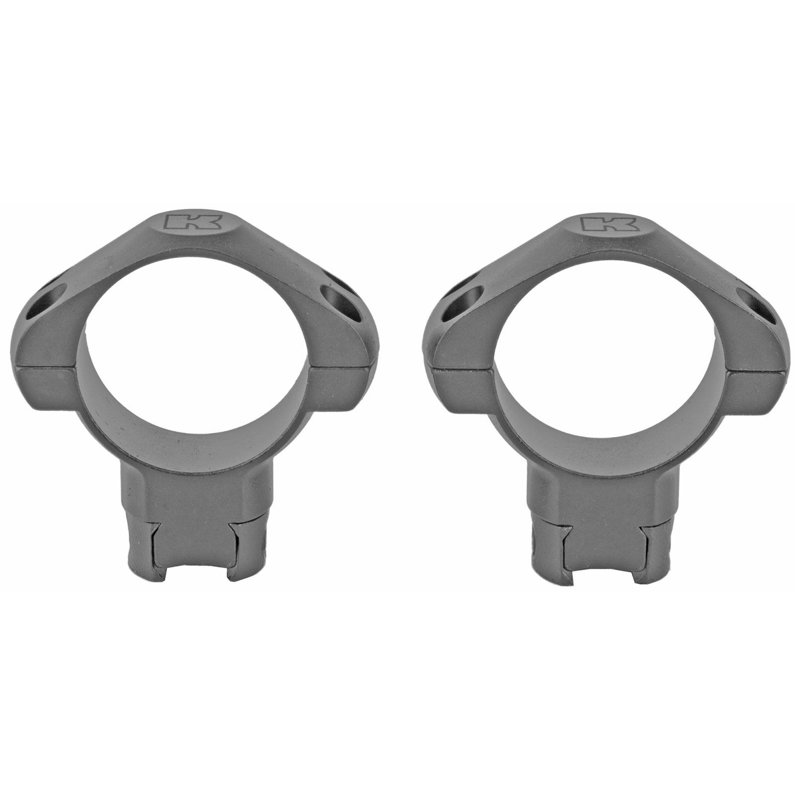 Konus 7418 Steel Rings Black 30mm High 3/8" Grooved Receiver - Konus - 30MM