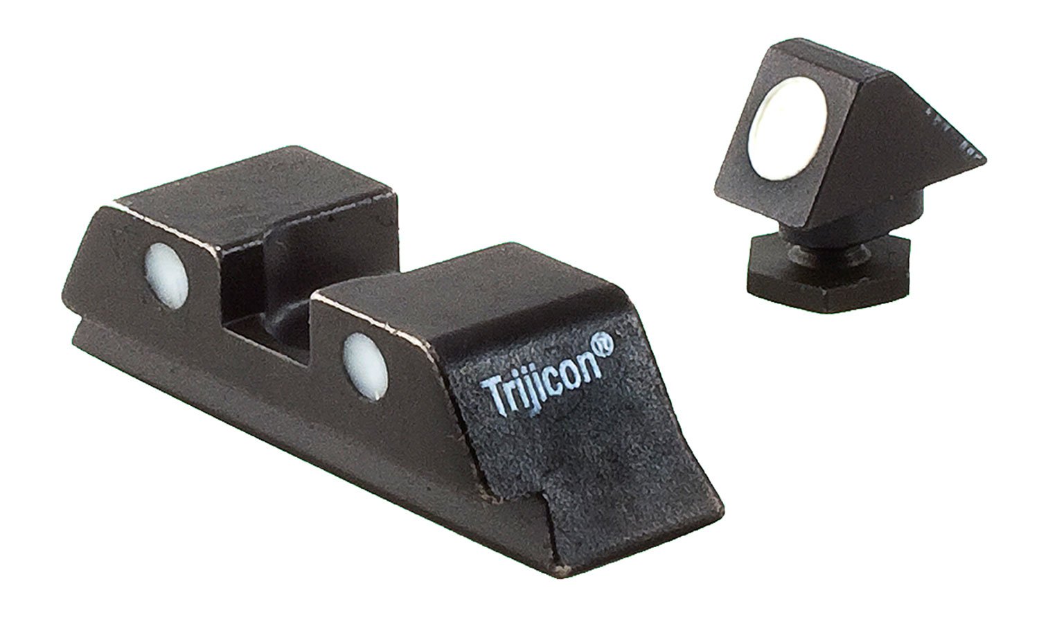 Trijicon Bright & Tough GL05 Steel Sight Set, 3-Dot, Glock 17MOS, 19MOS, 34MOS, 17-39 Models, No Tritium